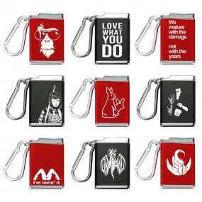 Taschenaschenbecher mit Logo - Tragbare Aschenbecher be...