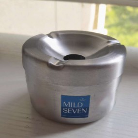 Edelstahl Aschenbecher mit Logo bedrucken lassen